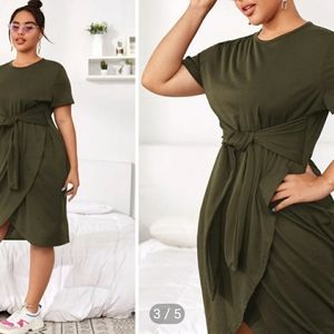 Army Green dress NWT sz 1x